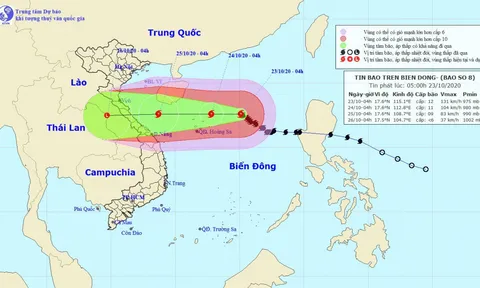 Cập nhật tình hình cơn bão số 8: Giật cấp 15, hướng thẳng vào Bắc Trung bộ